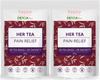 Thé anti-douleurs menstruelles - Her Tea Happy Detox Tea - 2x28 Sachets